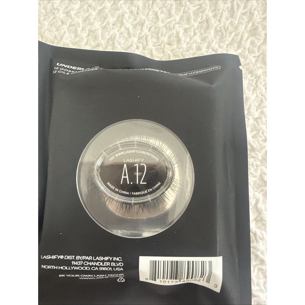 Lashify A12 BLACK Gossamer Sealed.